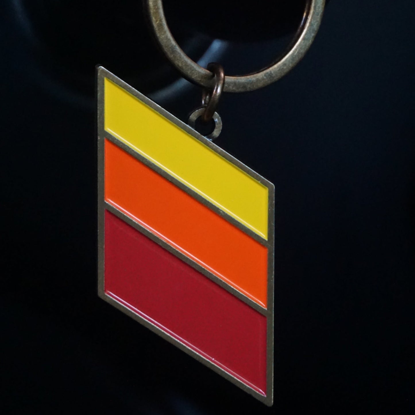 TRD Retro Stripes Keychain Emblems for Toyota