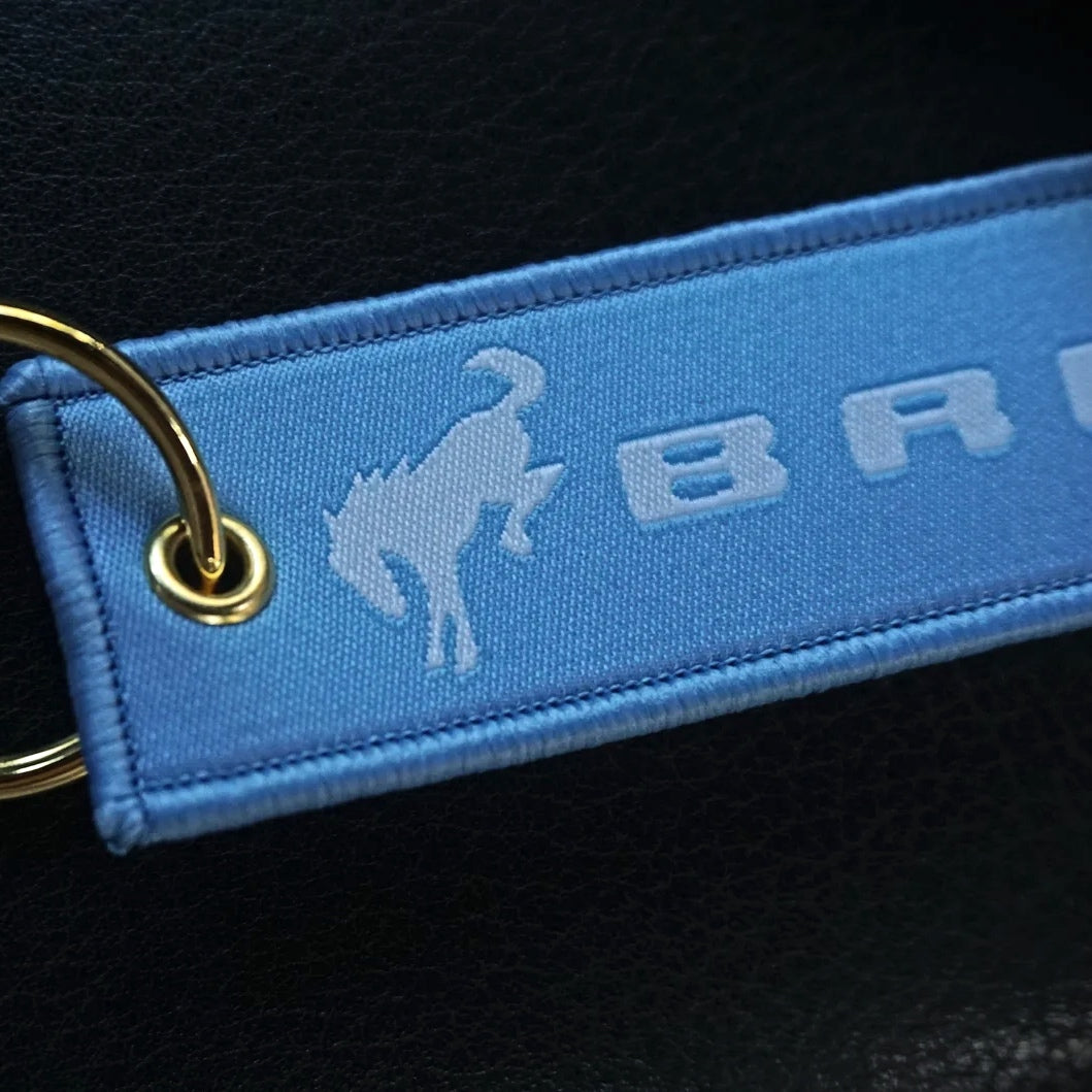 Bronco Jet Tag Keychains