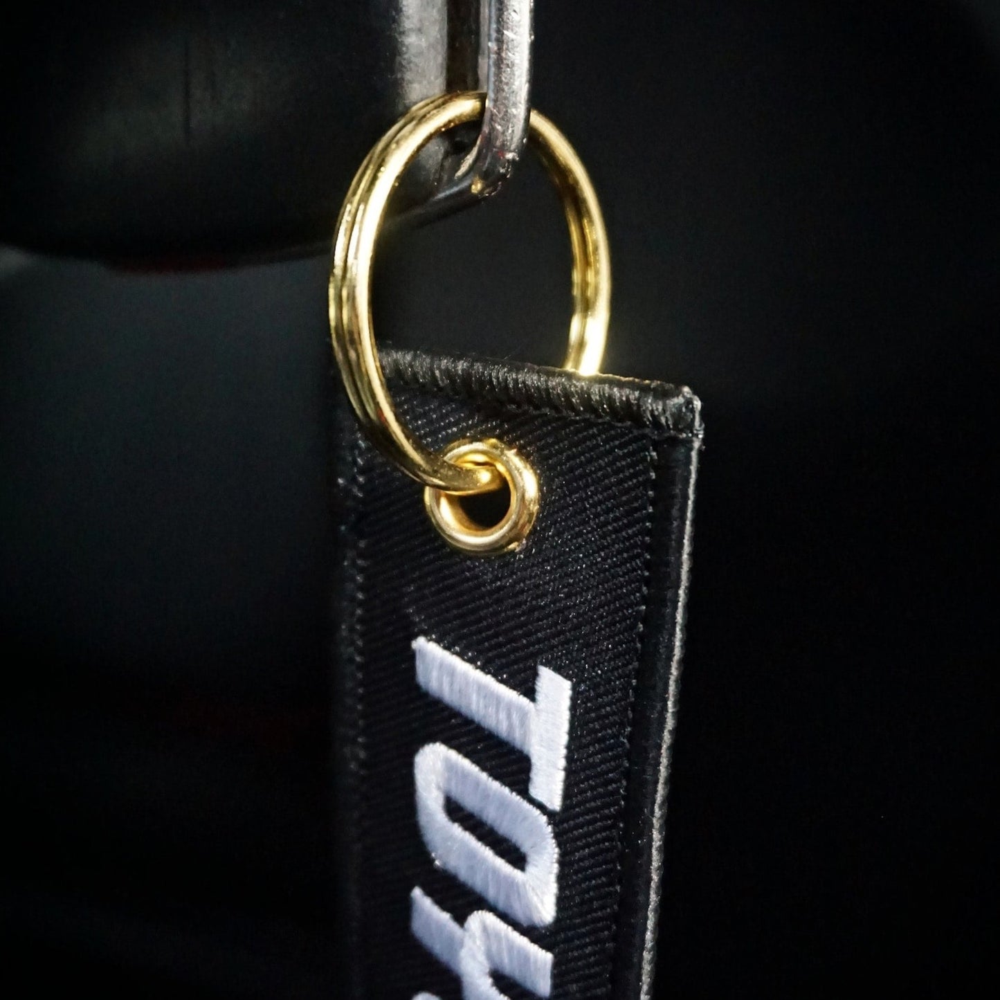 Retro Heritage Stripes Keychain for Toyota, Black